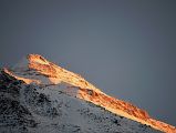 09 Mount Everest North Face Summit Blazes Orange At Sunset From Mount Everest North Face Advanced Base Camp 6400m In Tibet 